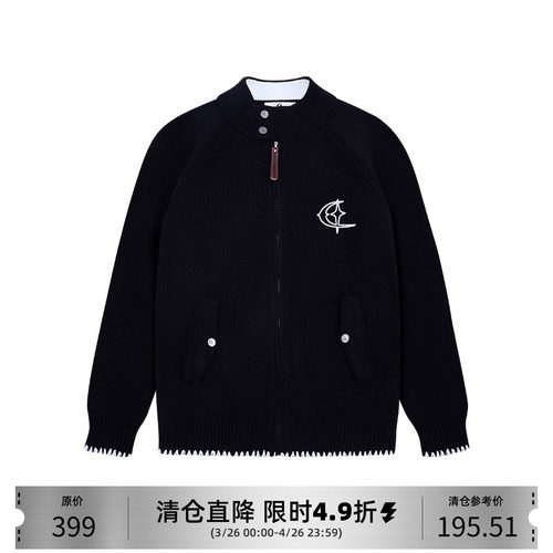 QUARTERINNIGHT开衫毛织外套