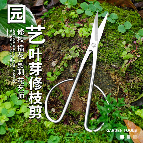 小巧匠不锈钢叶芽剪修枝剪
