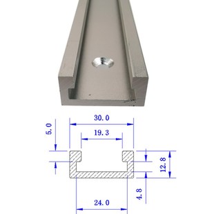 限位器靠尺倒角台锯易操作机械垫板滑道手推导尺T直线木工滑槽机