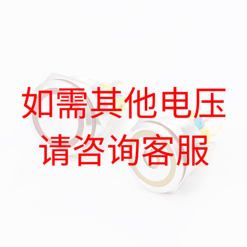 按钮开关16mm自锁式高头电源微动改装3v6v12v24v220V金属按键开关