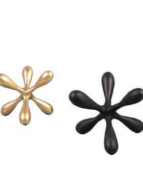 现代简单几何分子球压书镇纸摆件样板房售楼处入口书房客厅装饰