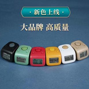 一心计数器夜光可充电手指数数器电子数显记数器手按戒指型点数器