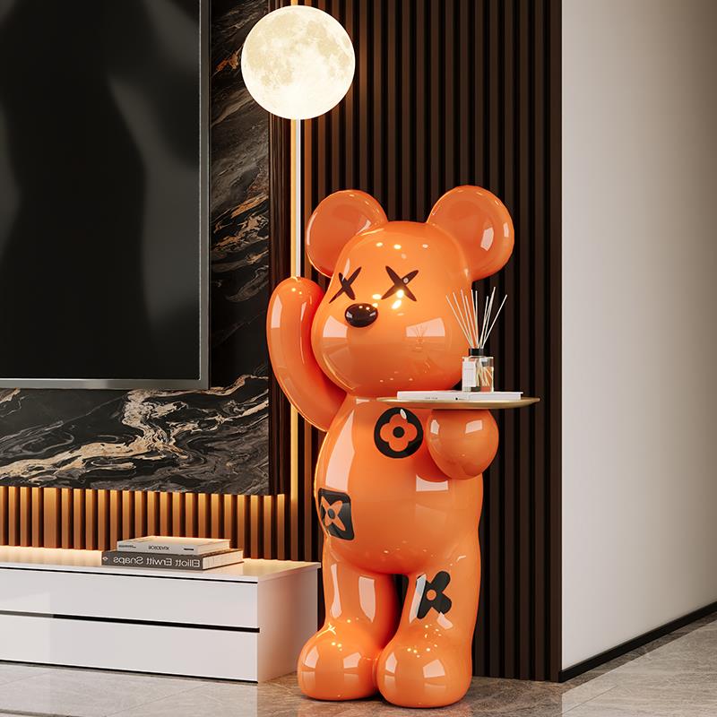 存钱罐暴力熊客厅摆件高档大气上档次电视柜旁边落地装饰轻奢高档