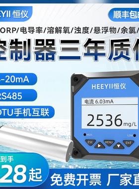 恒仪在线浊度仪悬浮物污泥浓度计余氯臭氧溶解氧PH/ORP检测仪污水