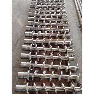 送料螺杆螺旋套装梯形丝杆喂料输送丝杠非标定制升降螺旋轴传送杆