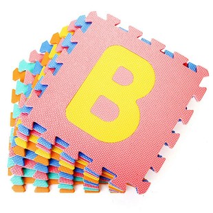 无味数字字母泡沫拼图地垫板婴儿童宝宝拼接爬爬行垫加厚30x30