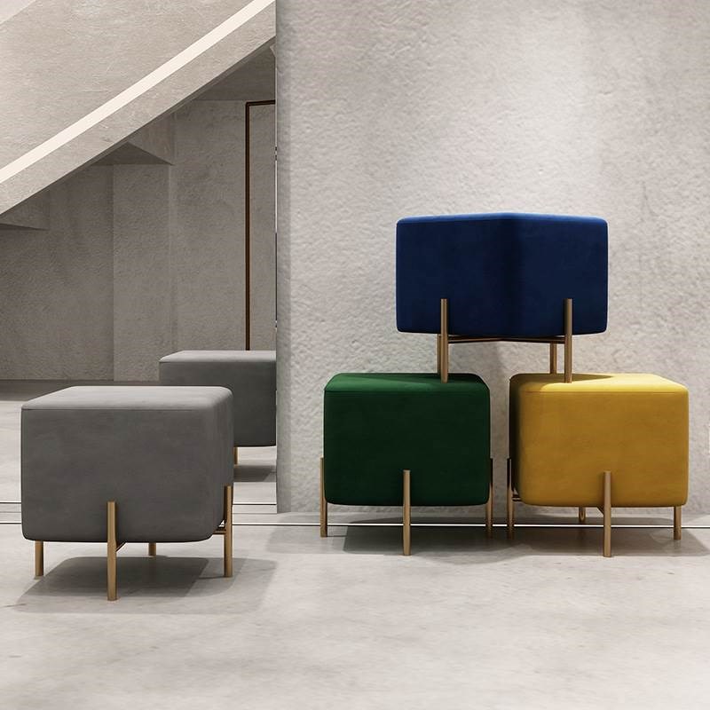 服装店沙发凳长凳储物试衣间凳子休息凳鞋店换鞋凳长条脚凳