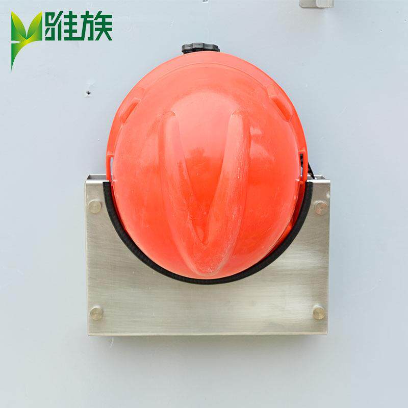 厂家供应挂壁式安全帽 挂架 工地厂房安全帽存放架 简易式1格