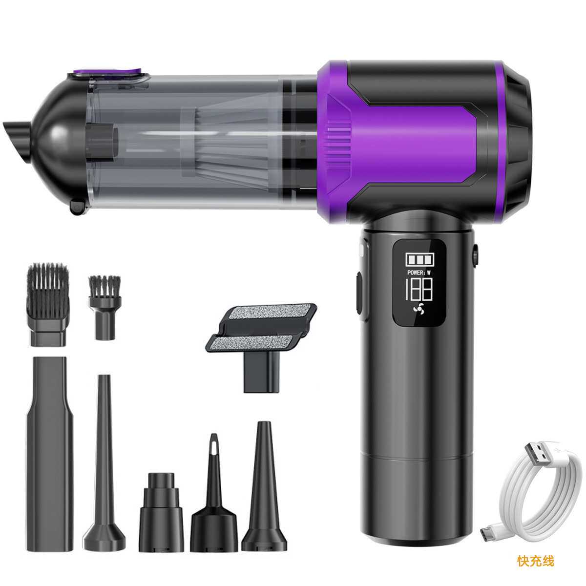 安能车载吸尘器 吹尘机跨境无线吸尘器手持式 吸尘器配件以及零件