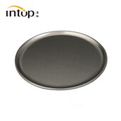 披萨大铝盘窄边服务盘比萨烘焙工具9 20英寸盛披萨盘