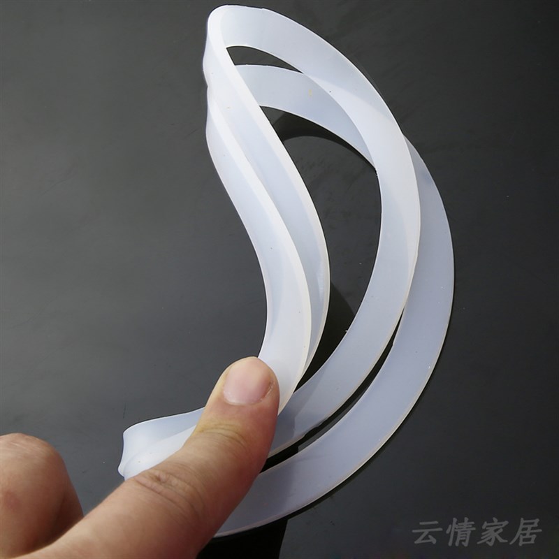 110下水管配件垫片/白色硅胶材z质内径90mm/厨房下水水槽密封垫圈