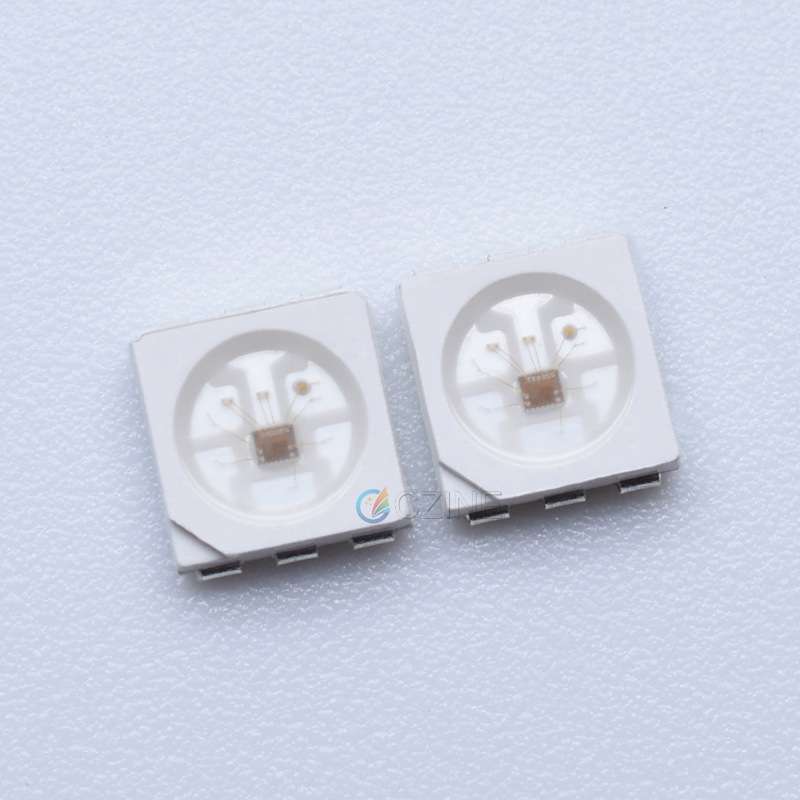 12v 5050幻彩rgb灯珠内置ic可编程N322H单点控制贴片式led灯珠