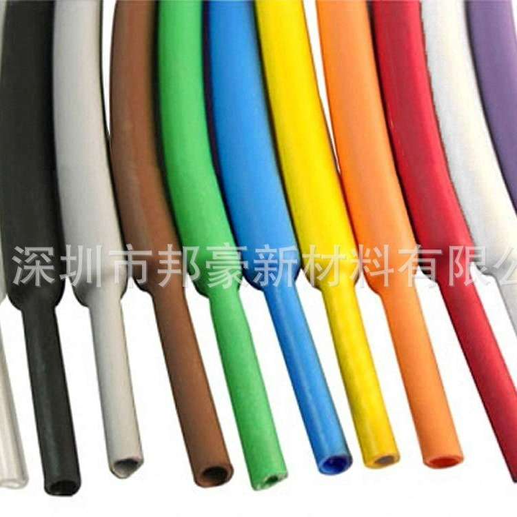 热缩管 黑色印字热缩套管 透明绝缘电线保护套管1-100mm 厂家直销