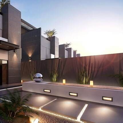 LED嵌入式过道墙角灯嵌入式楼梯踏步灯台阶灯防水户外庭院地脚灯