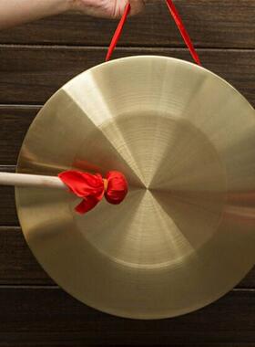 直播道具留人喧天铜锣鼓全套cmcm开道锣cm合金大锣防汛预警