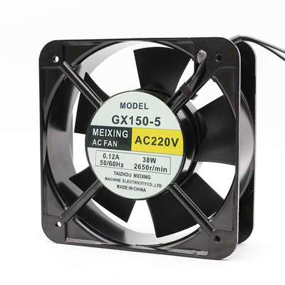 原装MEIXING GX150-5 220V 0.12A 38W 15CM 15050 轴流风机 散热