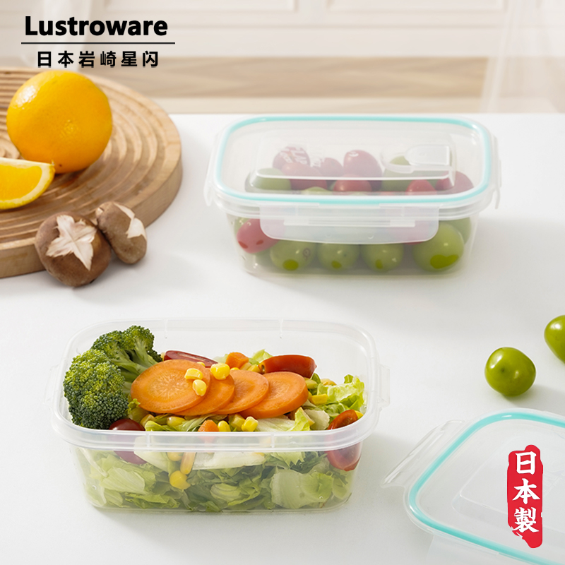 日本原装进口保鲜盒冷冻收纳2只