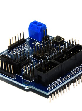 UNO R3 v5扩展板 sensor shield v5.0 电子积木 蓝色版