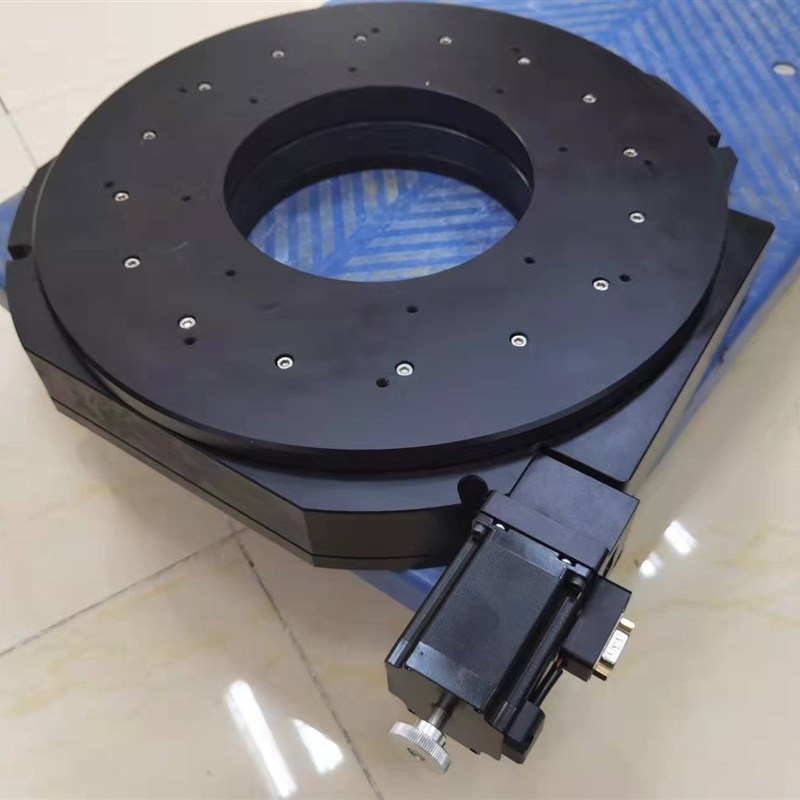 电动旋转台分度盘中空旋转台光学旋转台精密自动转台升降台XYZ轴