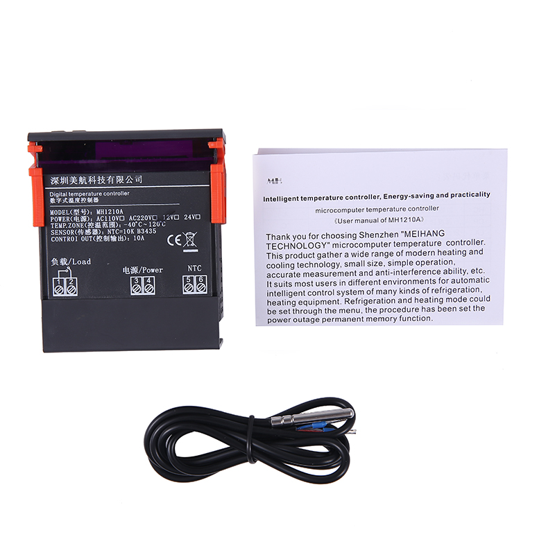 特价大功率蒸汽电加热智能数显温控器开E关可调器MH1210A/220v