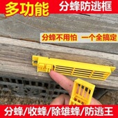 2025新款 多功能自动分蜂器中蜂蜂王防逃片收王器防逃框蜂箱巢门