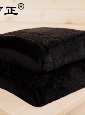 ebay出口110v黑色电热毯单人厂家新品金丝绒加厚质量安全舒服