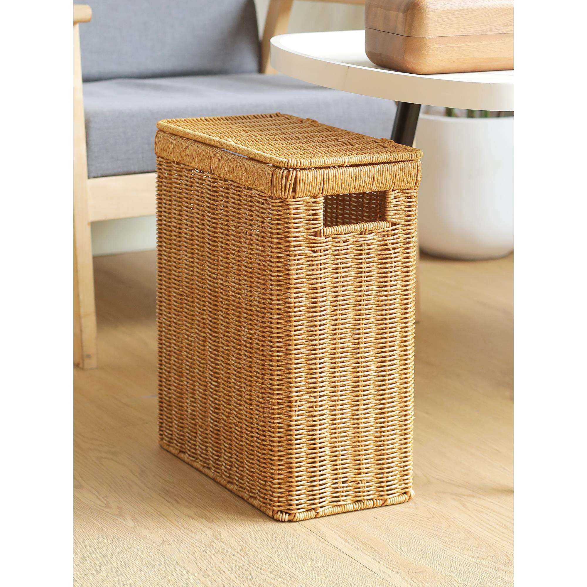 收纳箱长条窄型带盖子沙发边角整理箱客厅玩具杂物夹缝储物箱高深,鲜花速递/花卉仿真/绿植园艺,割草机/草坪机,淘宝优惠券,粉丝福利购,淘宝优惠卷