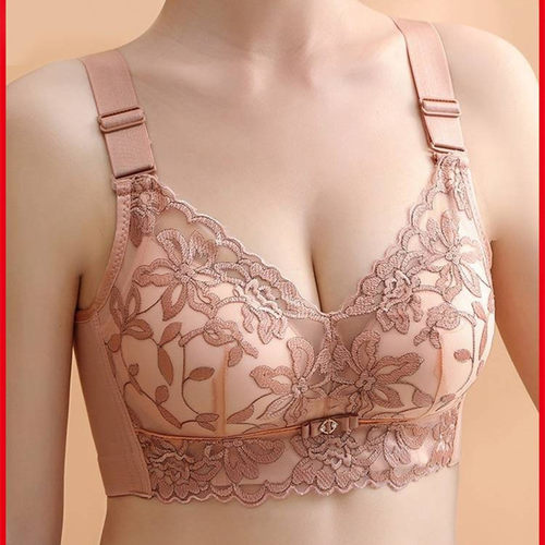 广东广州汕头内衣女小胸聚拢中厚调整潮汕收副乳防下垂无钢圈文胸