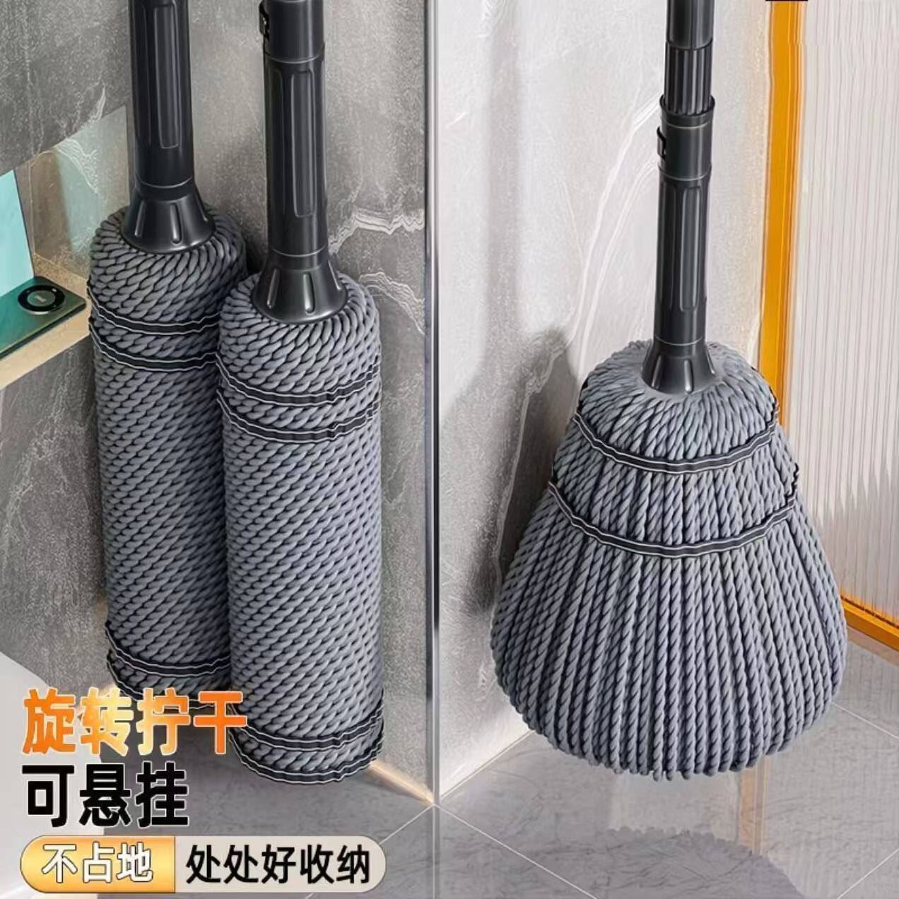 自拧水拖把家用一拖净免手洗