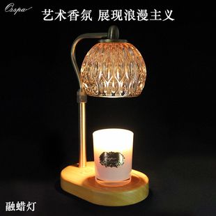 Ozspa香薰蜡烛融蜡灯床头灯氛围灯香氛摆件烛台男女朋友送礼夜灯