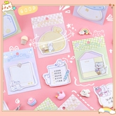 创意可爱卡通异形便利贴学生课堂备忘记录懒猫时光便签本文具奖品