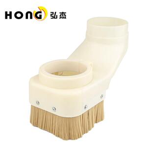 雕刻机压辊吸尘罩抽拉排尘除尘罩螺丝固定 木工开 料机压轮吸尘罩