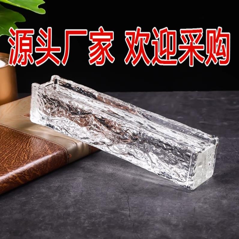 玻璃水晶砖云雾玻璃砖墙屏风透明背景墙卫生间隔断隔断墙方形空心