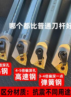 镗孔内孔刀杆 防震 抗震镗孔刀S16Q-S25S-S20R-MWLNR08数控车刀杆
