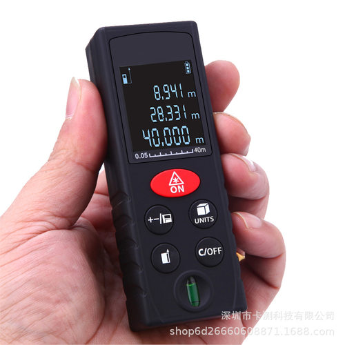 40M/60M/80M/100M手持式激光测距仪 高精度量房仪电子尺 跨境