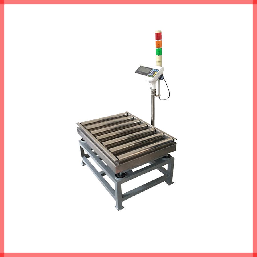上下限报警滚筒电子秤200kg无动力滚筒输送配套产线电子检重秤