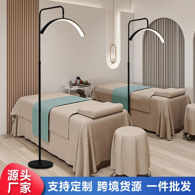 美容院纹绣灯专用led全光谱护眼台灯U型美甲补光灯纹眉睫毛落地灯图片