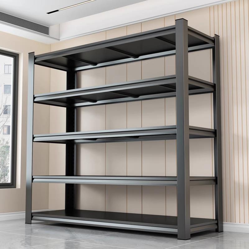 家用货架多层置物架超市商用仓库阳台钢制展示架多层落地收纳架子