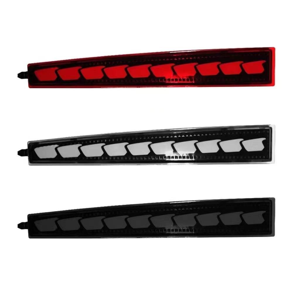 适用BEZZA后杠灯ALZA改装LED带行车刹车转向流水后保险杠尾灯流光