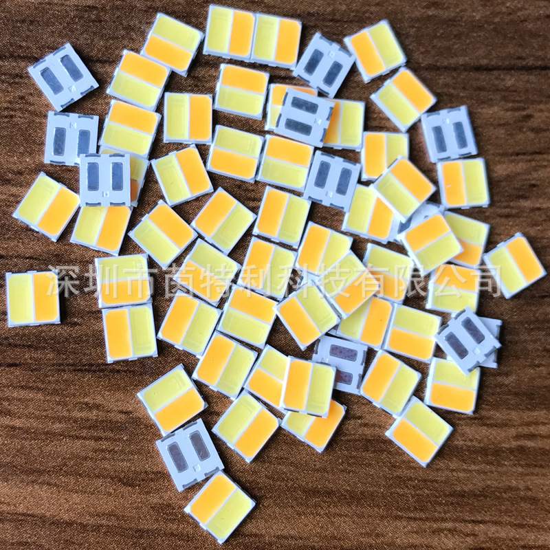 5050双色灯珠正白暖白LED贴片正白金黄高显指LED高显指节能