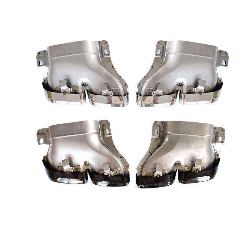 适用于奔驰C级AMG尾喉W205后期双四门改装C63AMG款四出尾喉套件