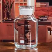 KE3C磨砂口密封透明空瓶广口刻度40酿酒坛10斤20斤加厚玻璃泡酒瓶