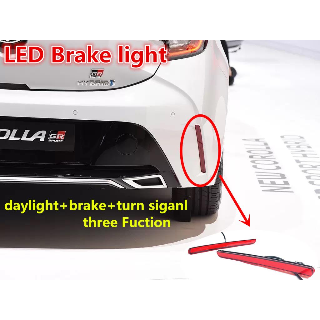 适用于19款卡罗拉刹车灯两厢版LED后杠灯保险杠警示灯雾灯