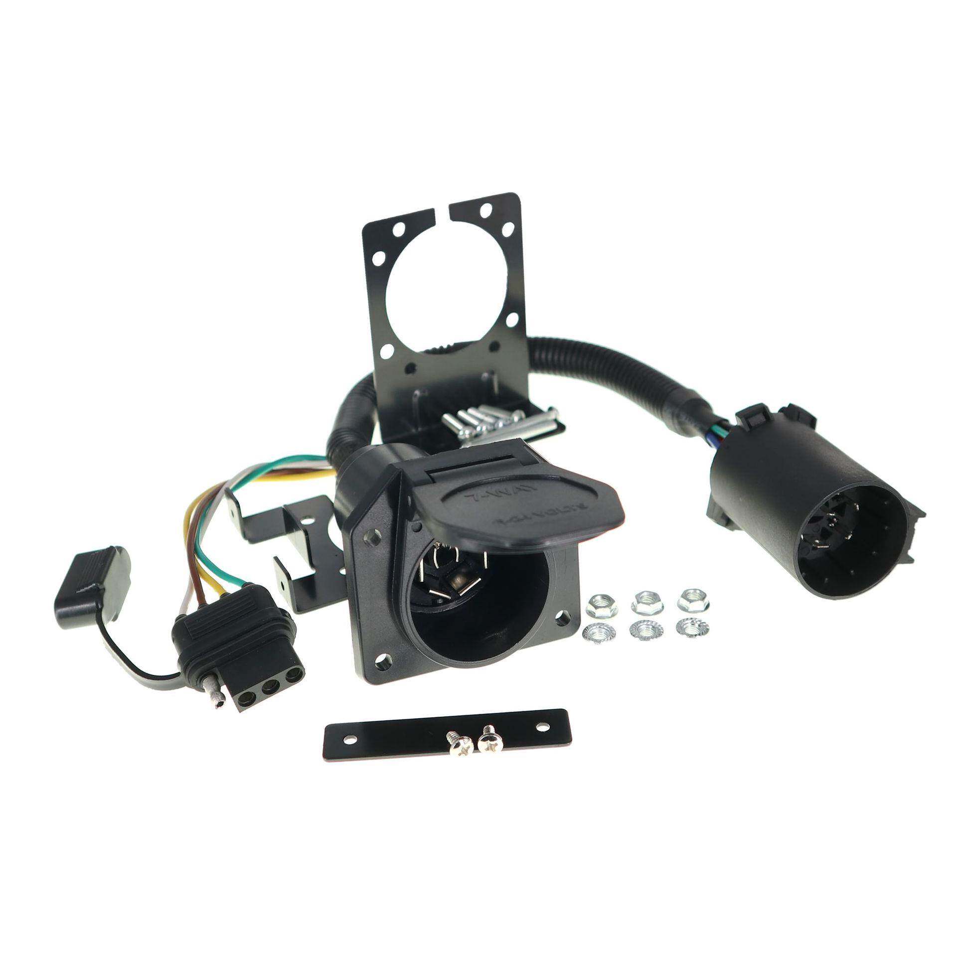 美式4针+7针拖车线束配原车拖车7针接头总长36inch55664