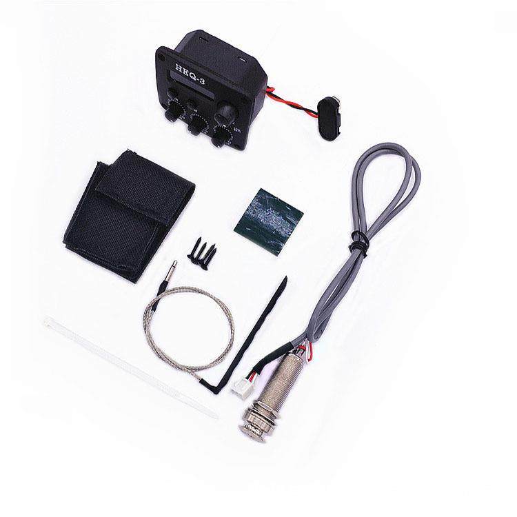 HEQ-3木吉他拾音器民谣古典木吉他压电拾音器3段EQ均衡器厂家直销