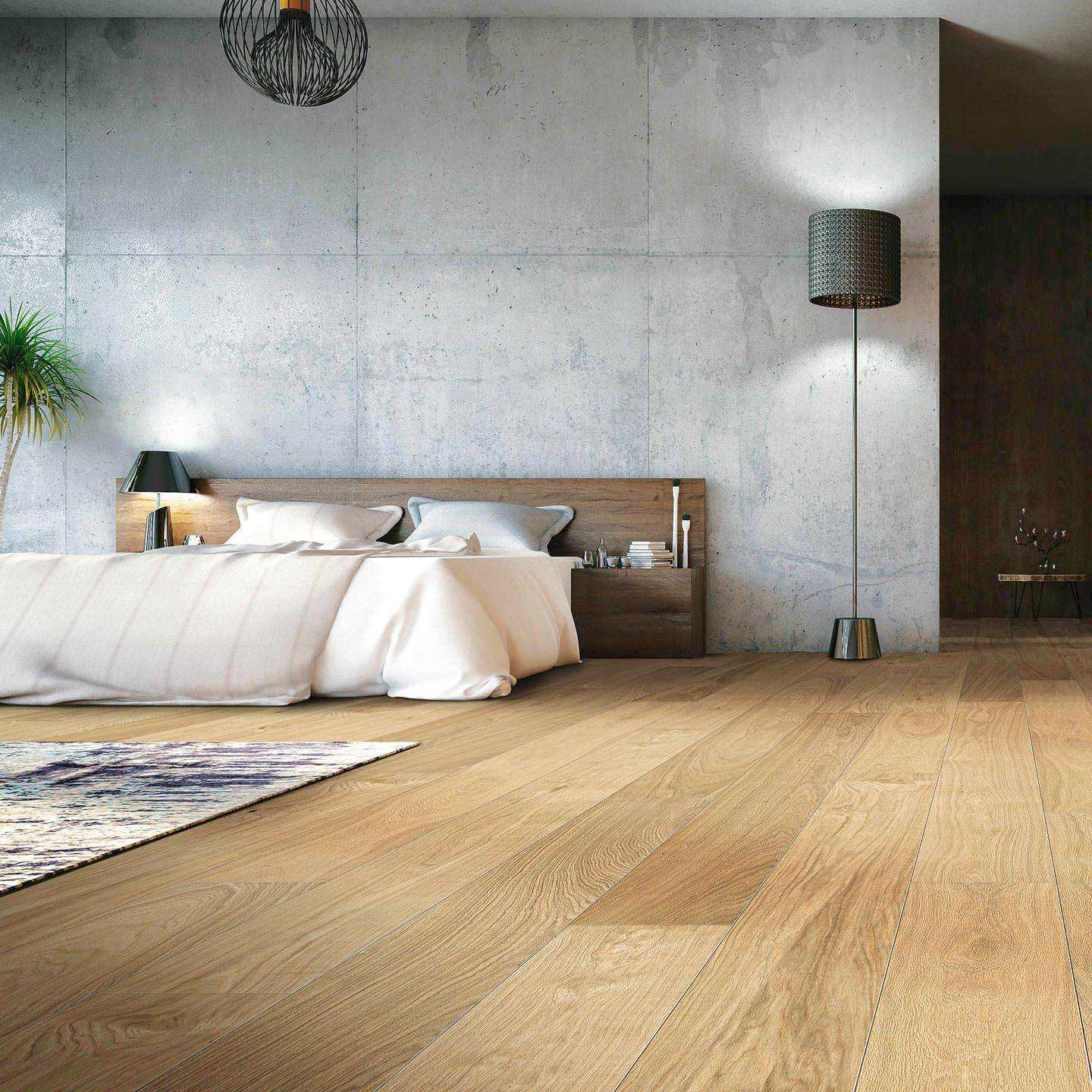 三层白橡木实木复合地板15mm室内EO级地暖防腐多层木地板实木家用