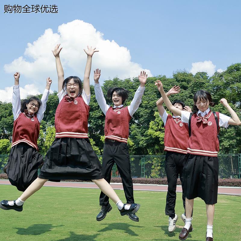 班服学院风秋季初中高中学生合唱朗诵演出服运动会毕业校服女套装
