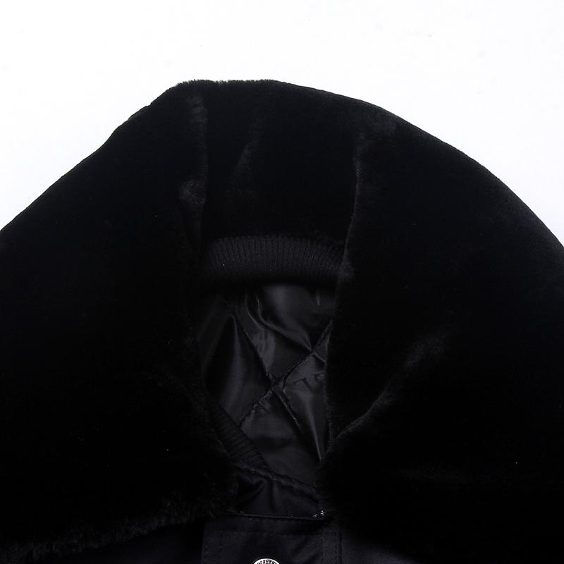 男冬季加厚中长款冷库工作棉衣保安服保安大衣多功能防寒服