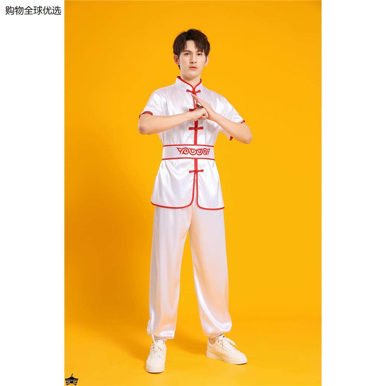 春节民族打鼓服演出服舞龙舞狮表演服服武术舞台服男女秧歌服