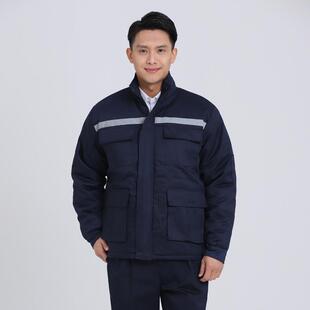 劳保棉袄男加厚冬季工作服船厂棉服保暖工人马甲汽修冷库包邮